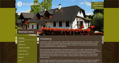 Desktop Screenshot of holzberg-jeseniky.cz